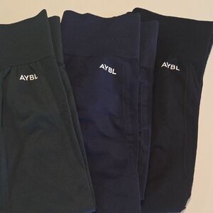 AYBL Scrunch Leggings Bundle - Forest Green, Navy, Black